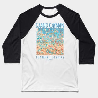 Grand Cayman, Cayman Islands, Seashell Rain Baseball T-Shirt